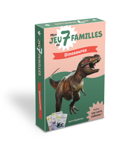 Mon jeu de 7 familles - Dinosaures