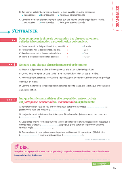 Prof particulier - Français 5e
