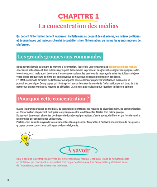 Je sais (enfin !) m'informer, Première et Terminale