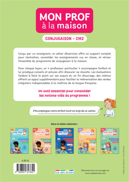 Mon prof à la maison - Conjugaison CM2