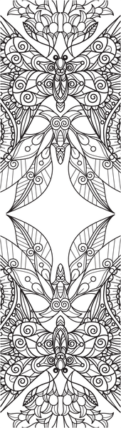 Marque-pages - Papillons scintillants