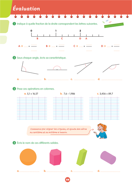 Mon prof à la maison - Maths CM2