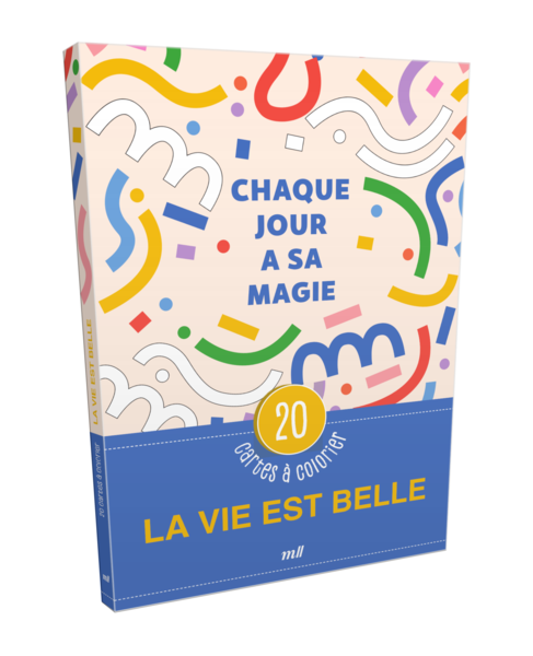 La vie est belle - 20 cartes à colorier