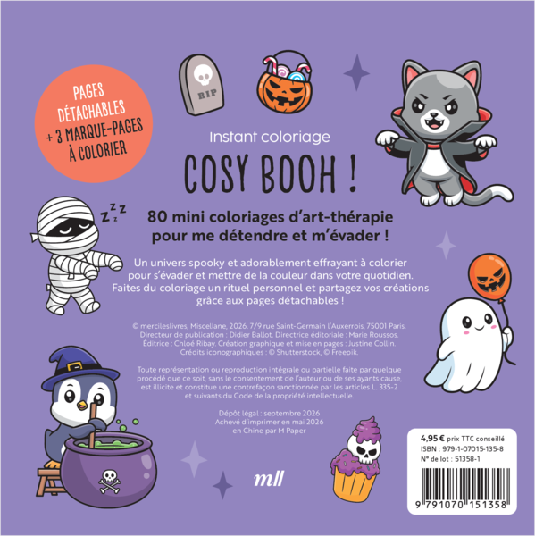 Instant coloriage - Cosy booh !