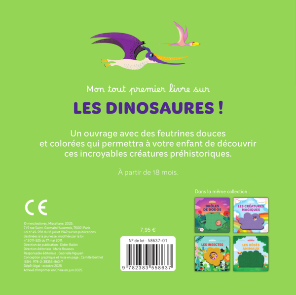 Les dinosaures - Mes petits coucous