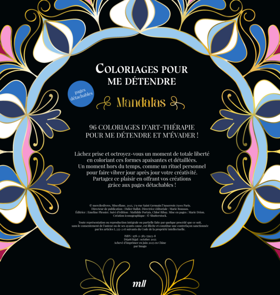 Mandalas - Version Collector - Coloriages pour me détendre
