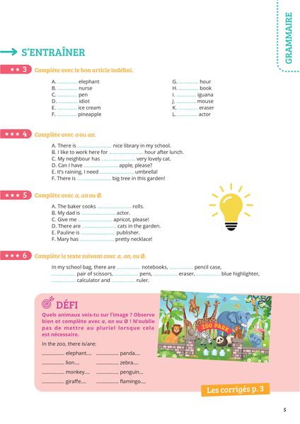 Prof particulier - Anglais 6e