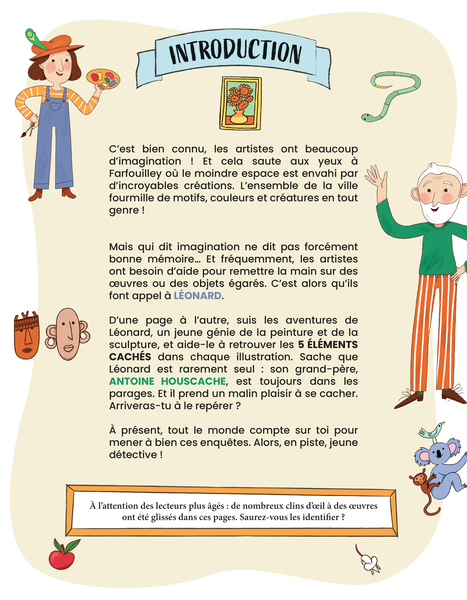 Cache-cache avec Léonard, dès 8 ans