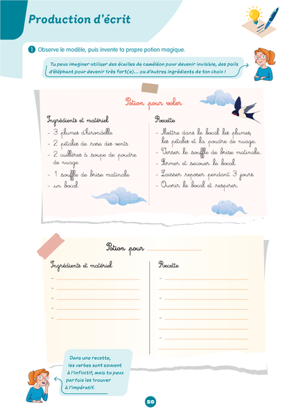 Mon prof à la maison - Français CM1
