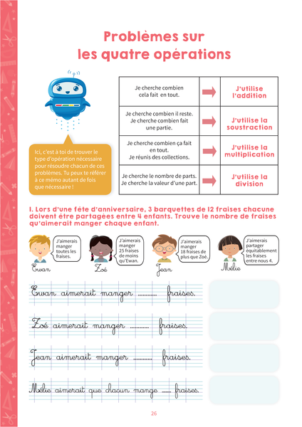 Mon cahier de résolution de problèmes CE2