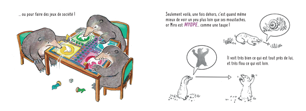 Miro ne veut pas mettre de lunettes
