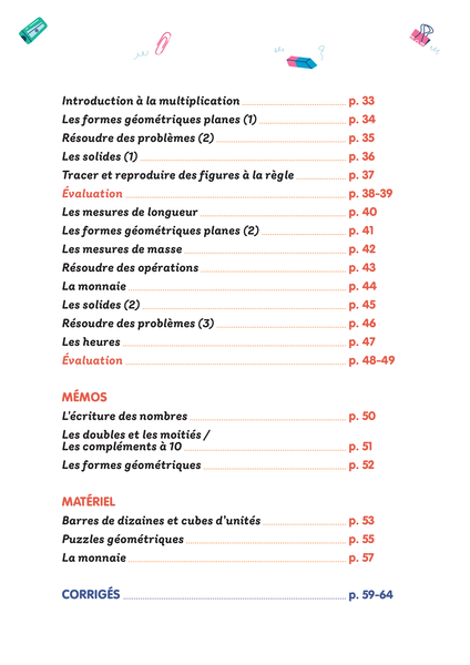 Mon prof à la maison - Maths CP