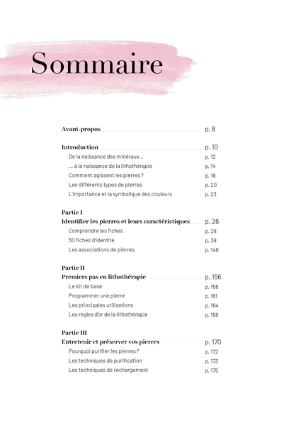 Mon grand guide de lithothérapie