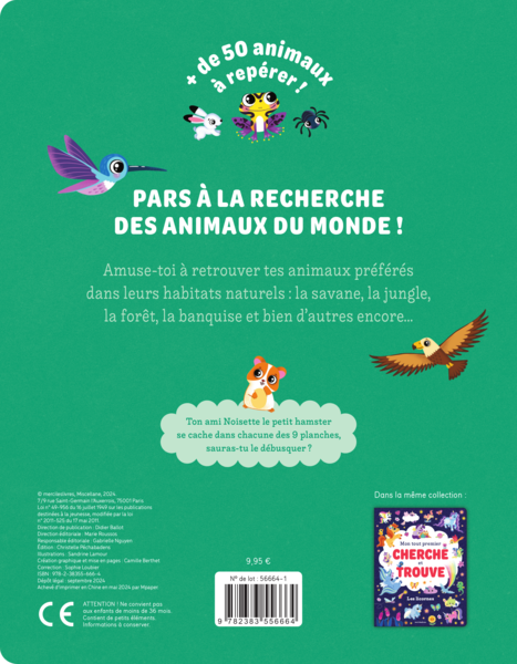 Mon tout premier cherche et trouve - Les Animaux du monde