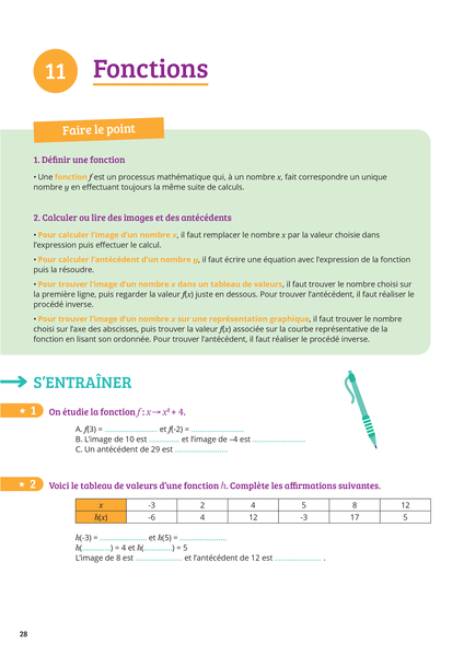 Prof particulier - Maths 3e - Brevet
