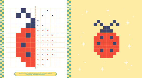 Mes adorables coloriages pixels - Animaux