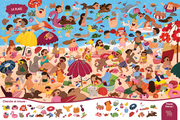 Mon grand cherche et trouve - Vacances en folie