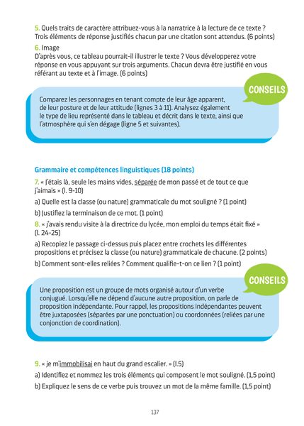 Annales Brevet - Français - 3e - 2026
