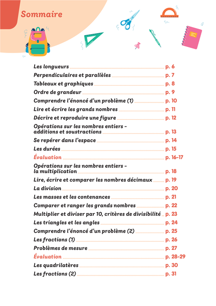 Mon prof à la maison - Maths CM1