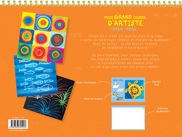 Mon grand cahier d'artiste : Spécial pastel