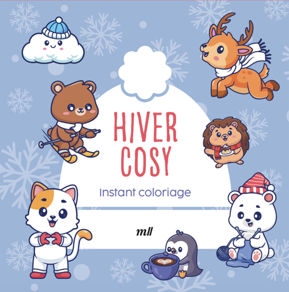 Instant coloriage - Hiver cosy