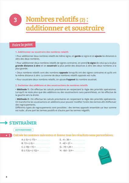 Prof particulier - Maths 5e