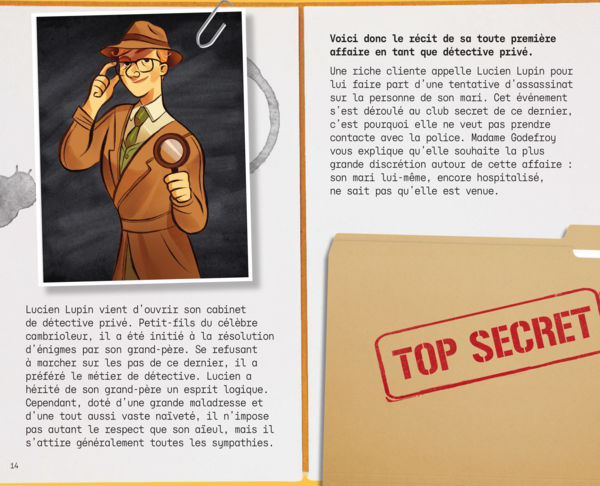 Escape game - Les Enquêtes de Lucien Lupin