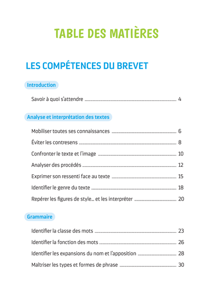 Annales Brevet - Français - 3e - 2026