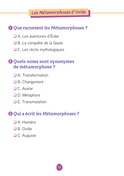 Les fiches d'entraînement effaçables - Français - 6e