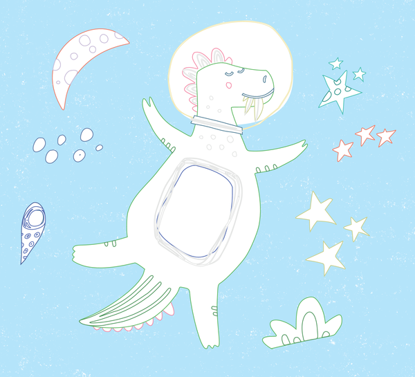 Mon gros cahier de dinosaures à colorier