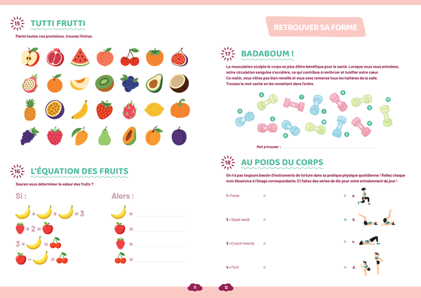 Cahier de jeux - Bien-être