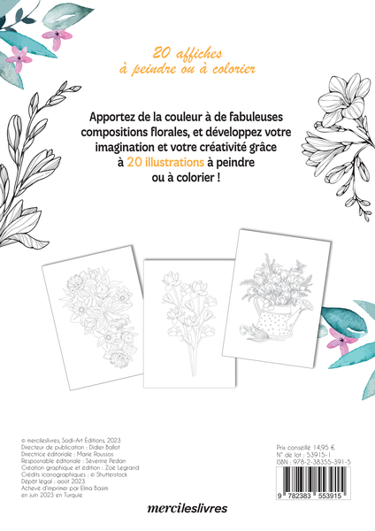 Mes affiches créatives - Compositions florales