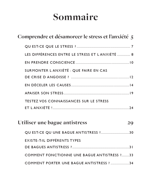 Ma bague de sérénité - Harmonie interieure (coffret)