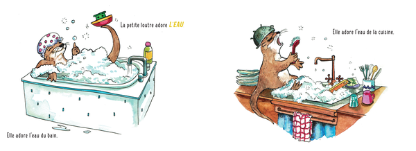 Lilo ne veut pas mettre la tête sous l'eau