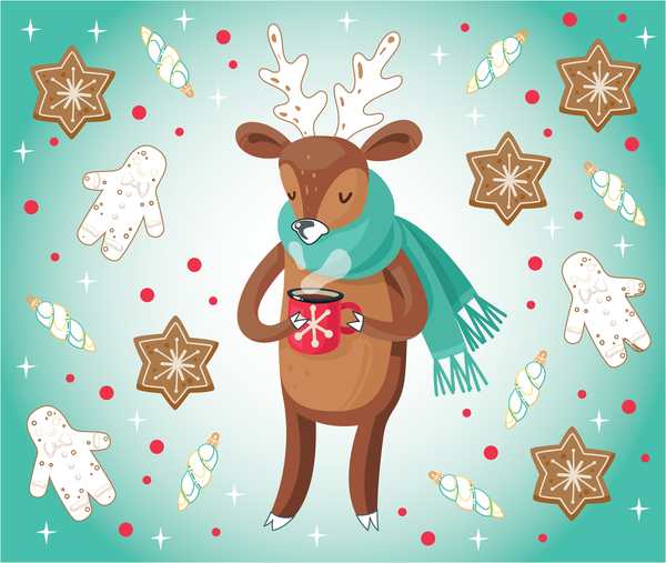 Mes jolies cartes scintillantes - Noël enchanté