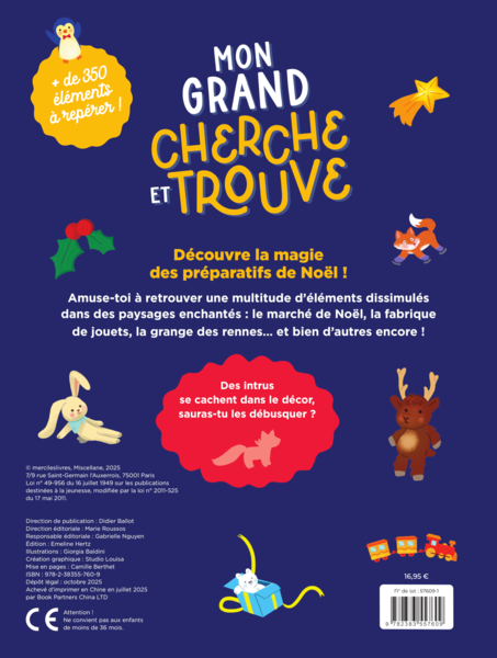 Mon grand cherche et trouve - La magie de Noël