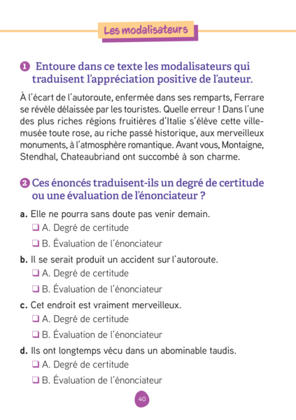 Les fiches d'entraînement effaçables - Français - Brevet 3e