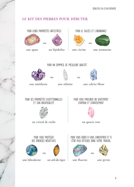 Le Petit Guide de la lithothérapie