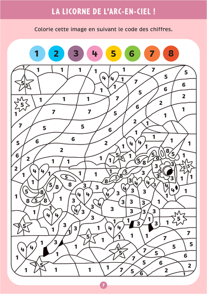 Les licornes - Mon bloc de jeux