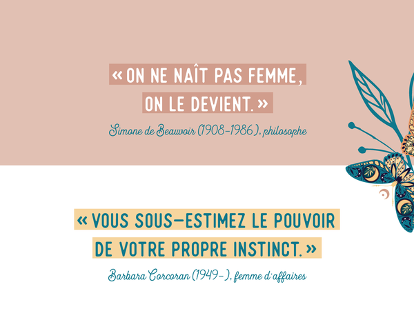 Petites phrases magiques - Spécial féminin sacré