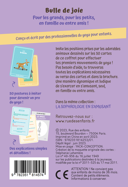 Coffret Bulle de joie - Le yoga en s'amusant