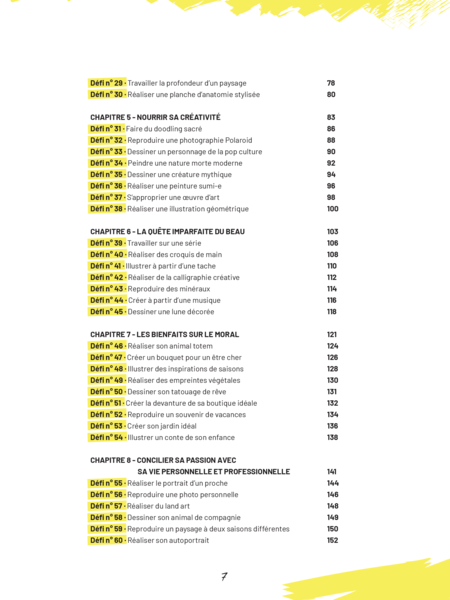 Révélez votre potentiel créatif - 60 défis à réaliser