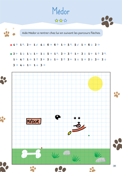 Dessins codés - Niveau 2 - dès 7 ans
