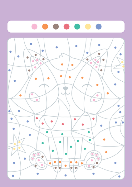 Mon bloc de coloriages magiques - Les couleurs