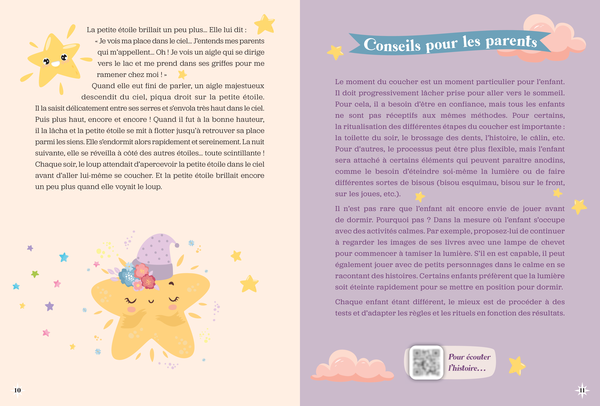 25 histoires pour s'endormir (Livre avec QR codes)