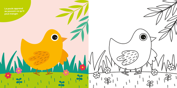 Mon cahier de coloriage - Les animaux de la ferme, dès 3 ans