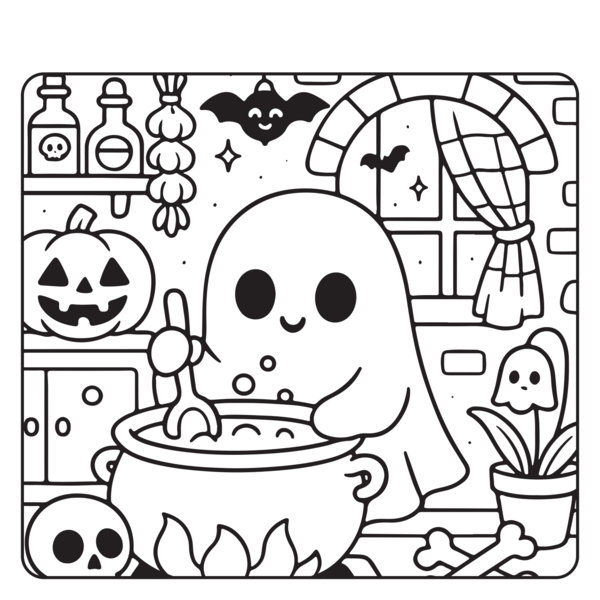 Instant coloriage - Cosy booh !