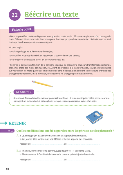 Prof particulier - Français 3e - Brevet