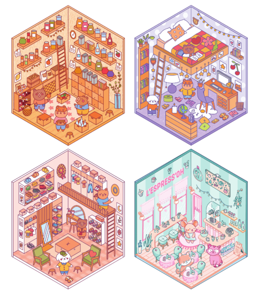 Stickers story - Kawaï Home