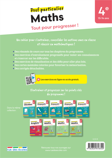 Prof particulier - Maths 4e